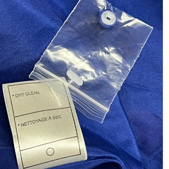 BB Dakota Dress 0 Royal Blue Fit & Flare Mini Cap‎ Sleeve Floral Elegant HOCO - Picture 11 of 11